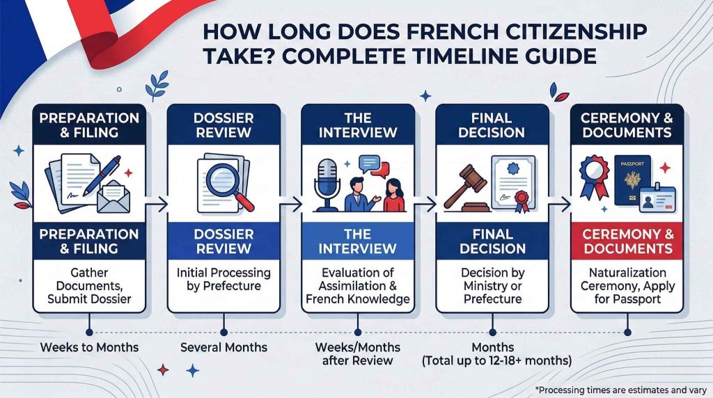 How Long Does French Citizenship Application Take? Complete Timeline Guide